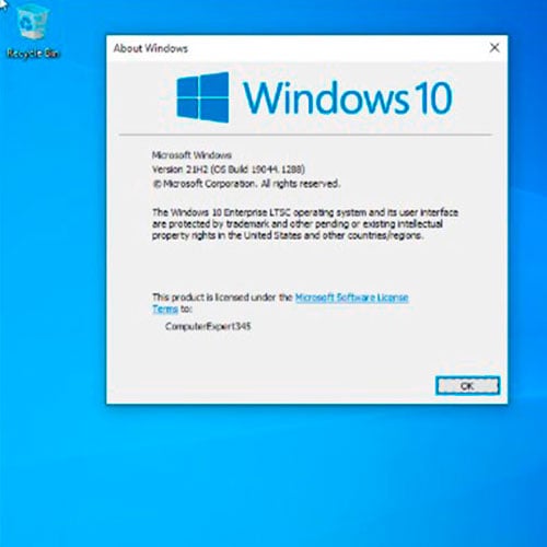 Windows 10 Enterprise 2021 LTSC Cd Key Microsoft Global 20pc